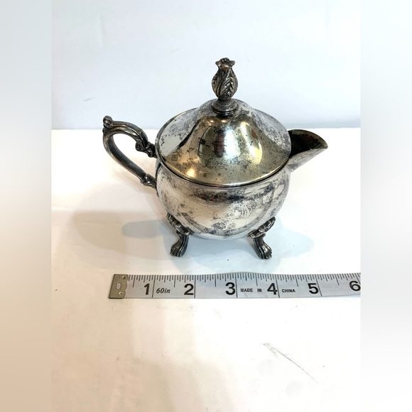 Vintage Silver Plated Footed Creamer - Picture 3 of 6